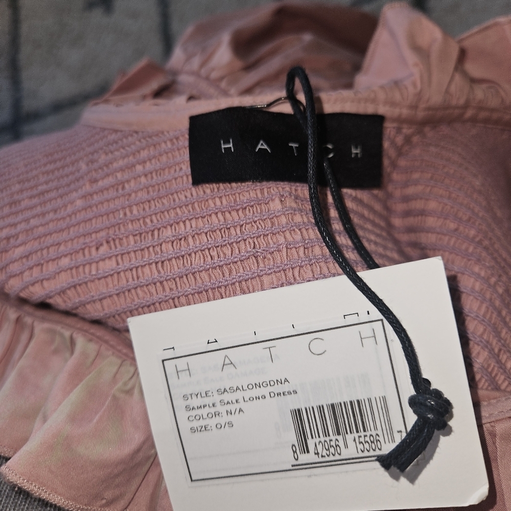 Hatch Maternity Ruffle Trim Maxi Length Dress O/s - Picture 4 of 6